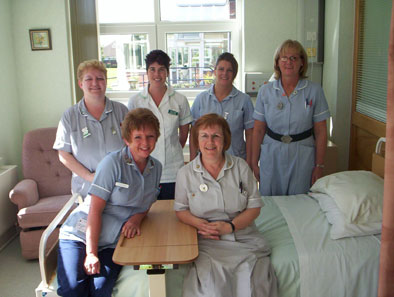 Some of the 24 Hour Care Ward Nursing Team